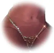 [Cusmyre] Sexy Bling Rhinstone Bra Body Chain Rhinstone Underwear Bra Harness Crystal Body Chain Jewelry Bikini Crystal Bralette Underwea for Women