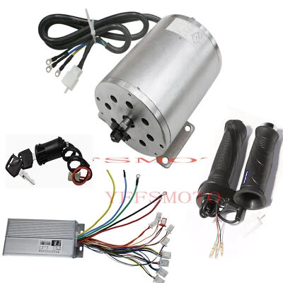 DC Motor Kits 48V 1800W High Speed for Tricycle Moped E-Bike Pit Bike Go Kart AU