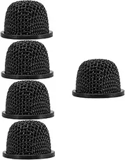 VICASKY 5pcs Mic Replacement Metal Head Sturdy Mesh Design Mic Cover Ball Head Accessory