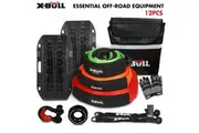 X-BULL 4WD Winch Recovery Kit 12Pcs Recovery Tracks Snatch Strap Soft Shackles Recovery Ring