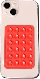 Red Adhesive Mount Cellphone Mobile Phone Grip Accessory Silicone Suction Mobile Phone Holder