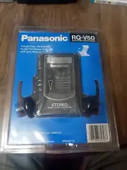 Vintage PANASONIC RQ-V50 Portable Stereo AM/FM Cassette Tape Player WALKMAN NEW