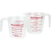 Plastic Measuring Cups (Set of 2)