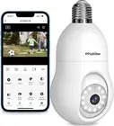 4MP Bulb Security Camera 2.4Ghz,360° 2K Security Cameras Wireless Outdoor Indoor