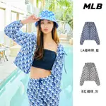 MLB 女版防風外套 MONOGRAM系列 紅襪/道奇隊 (3FWJM0431-兩色任選)【官方旗艦店】