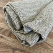 Almost 3 YARDS X 40’ Wide NATURAL BURLAP New Fabric