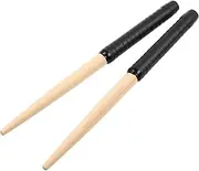 ULDIGI Tapered Black Taiko Drumsticks Lightweight Maibachi Design for Balanced Performance for Taiko Drumming Enthusiasts and Musicians