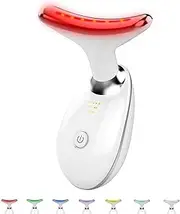 Facial and Neck Massager，7 Color Led Light Therapy for Face and Neck, Multifunctional Facial Skin Care Tools,Beauty Device for Home Use