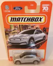 2023 MATCHBOX 1:64 MBX METRO 44/100 GRAY 2021 FORD MUSTANG MACH-E