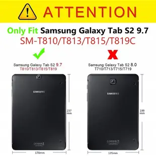 SAMSUNG 三星 Galaxy Tab S2 9.7 SM-T810 T813 T815 T819 荔枝紋翻蓋皮套可