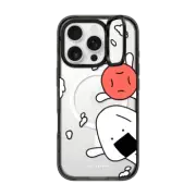 iPhone 16 Pro Impact Ring Stand Case MagSafe Compatible Onigiri&Umeboshi hello by FURIIRAKUN