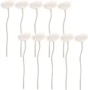 ULTECHNOVO 10Pcs Flower Diffuser Sticks for Essential Oil Diffusers Chic Aromatherapy Decor for Easy Use Quick Fragrance Absorption for Home Scenting
