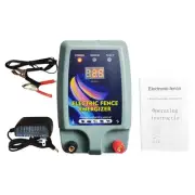 Electric Fence Energizer Livestock Fence Charger Portable Compact Lightweight
