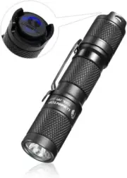 LUMINTOP Tool AA 2.0 LED Torch, Super Bright 650 Lumens Pocket-Sized Small Key