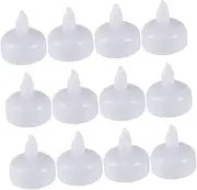 STOBAZA 2pcs Floating Candle Lights for Weddings Parties Home Decor Battery Operated Electronic Candle Lamps for Valentine Day Christmas Engagements