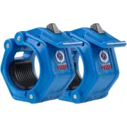 Lock-Jaw PRO 2 Barbell Collar - Quick Release Barbell Clamp Blue
