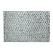 Solemate Jute 2 Tone Zig Zag 60x90cm Stylish Outdoor Entrance Doormat