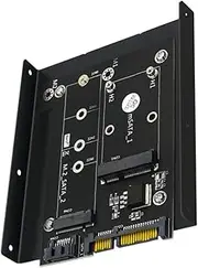 Msata Enclosure M.2 to 2 3.0 Converter Bracket High-Speed Data Transfer