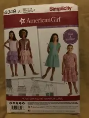Simplicity 8349￼ Girls 3-8 Dress Pattern UNCUT
