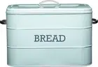 KitchenCraft Living Nostalgia Large Metal Bread Bin, 34 x 21.5 x 25 cm - Vintage