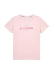 Juicy Couture Kids Logo-print Cotton T-shirt (7-16 Years) - Pink - 14-15Y (14 Years) 14-15Y (14 years)