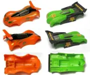 2003 TERROR HAWKS Micro ScaleXtric Slot Car BODY PAIR