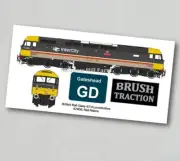 British Rail Class 47 Fridge Magnet 47406 BR Intercity Diesel Locomotive