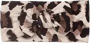 [Generic] Leopard Print Headband Kids | Wide Leopard Hair Accessories For Babies - Soft Stretchy Bows Headband For Newborn Baby Girls For 0-2 Years Old