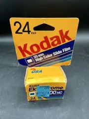 KODAK Ektachrome 100HC 24 Exp 35mm Color Slide Film Expiration 09/91 , NOS