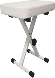 STARTIST Keyboard Bench Padded Non Skid Heavy Duty Piano Bench, Folding Piano Stool for Studio Electronic Piano Drum Performances Pipa