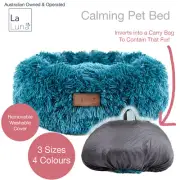 La Luna Calming pet bed anxiety pet bed cat bed dog bed washable doughnut bed