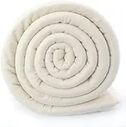 Natural Cotton Quilt Batting 45 by 60 inchs for Quilting Patchwork Quilts Crib Size
