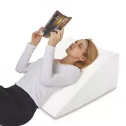 Clevinger Bed Wedge Pillow Memory Foam Support Cushion Relieving Back Neck Pain