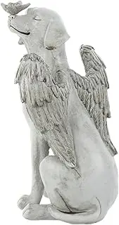 ibasenice Resin Dog Angel Memorial Statue Cherished Pet Remembrance for Garden Tribute Realistic Outdoor Decor for Honoring Your Beloved Dog's Memory