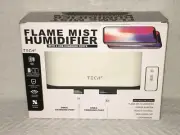 Brand NEW In Box TECH2 Flame Mist Humidifier with 2 USB Charging Ports In White