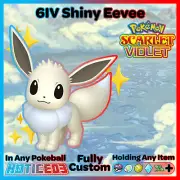 ✨ Shiny Rare Eevee 6IV ✨ Pokemon Scarlet & Violet Fast Trade