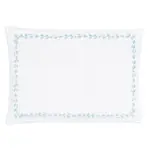 Christian Fischbacher Foglia Embroidered Sateen Pillowcase, Standard