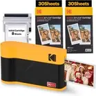 KODAK Mini 2 ERA 4PASS Mobile Photo Printer (5.3 x 8.6 cm) (Yellow, Photo Pri...