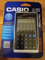 Casio FX-260 II Solar Fraction Scientific Calculator Sealed New