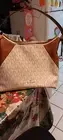 $298 MICHAEL KORS WOMEN WALSH MD MF LEATHER TOTE BAG MK LOGO VANILLA COLOR. NWT
