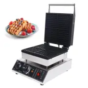 Commercial Waffle Maker,4 Pieces Nonstick Electric Waffle Maker Stainless Ste...