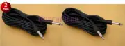 2 x 10FT Mono 1/4" 6.3mm Male Guitar Amplifier Mic Audio PA Headphone Cord Cable