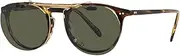 [OLIVER PEOPLES] RILEY-R OV 5004 Brushed Gold/G- Clip-On Only 49/20/150 men eyewear frame