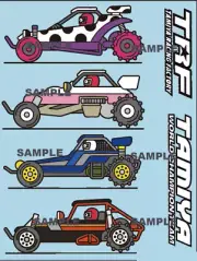 Tamiya Comical Stickers Pre-Cut V1