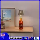 LED Table Lamp Rechargeable 3 Colors Dimmable Wireless Bottle Lamp (Coffee ) AU