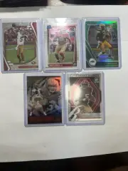 Trey Lance RC 5 Card Lot - 2021 OPTIC Prizm ILLUSIONS Rookie Cards NM-MT