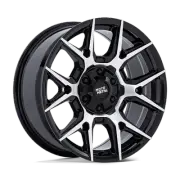 20X9 Moto Metal MO813 MASON 6X135/5.5 10MM GLOSS BLACK W/ MACHINED FACE