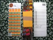 1 Dozen ~ 153-P5 REGULAR "NOT Sure" TIP BOARDS {101-118} Pull Tab Jar Tickets