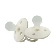 2PK Mininor Baby/Infant Feeding Dummy Silicone Pacifier/Soother Snowberry 6m+