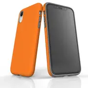 For iPhone XR Case, Armour Tough Shockproof Light Slim Phone Cover, Orange